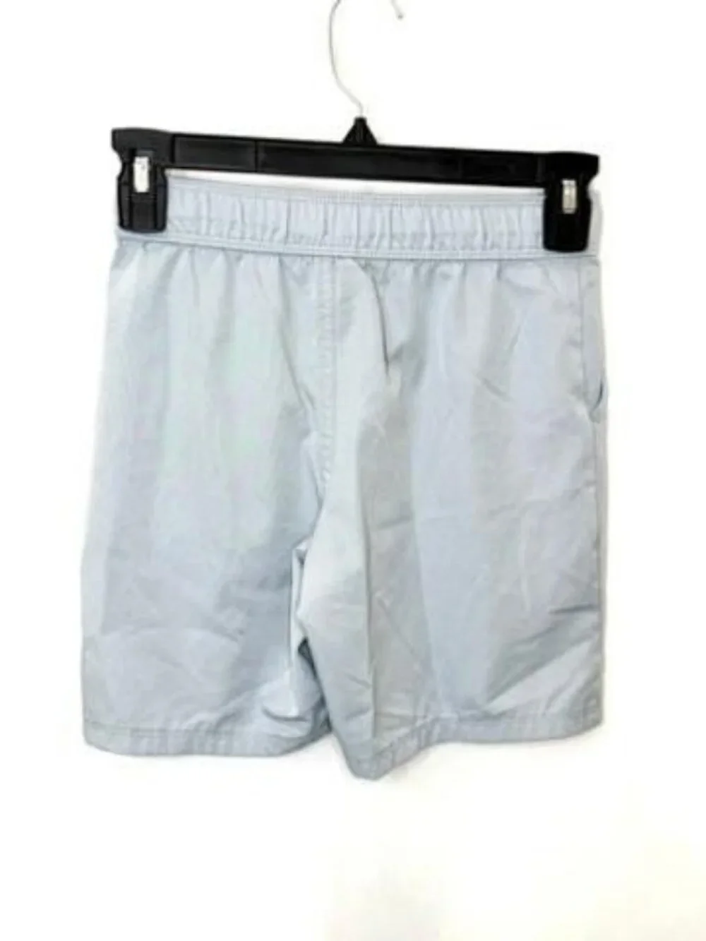Hurley Boys Board Shorts Size 8 Light Blue Swim Trunks Drawstring Elastic Waist